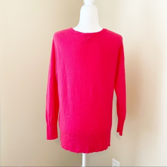 Halogen 100% Cashmere V-Neck Pink Sweater - XL - Picture 3 of 10